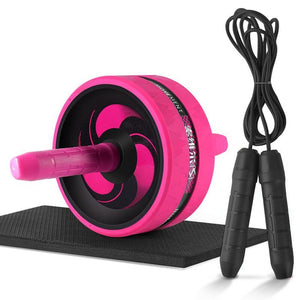 Ab Roller & Jump Rope 2in1