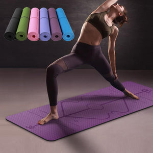 Yoga Mat with Position