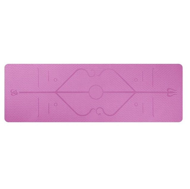 Yoga Mat with Position