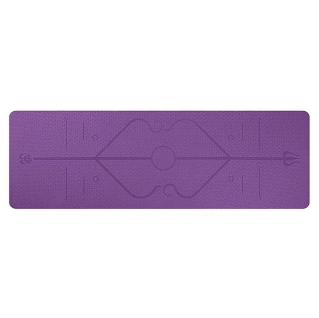 Yoga Mat with Position